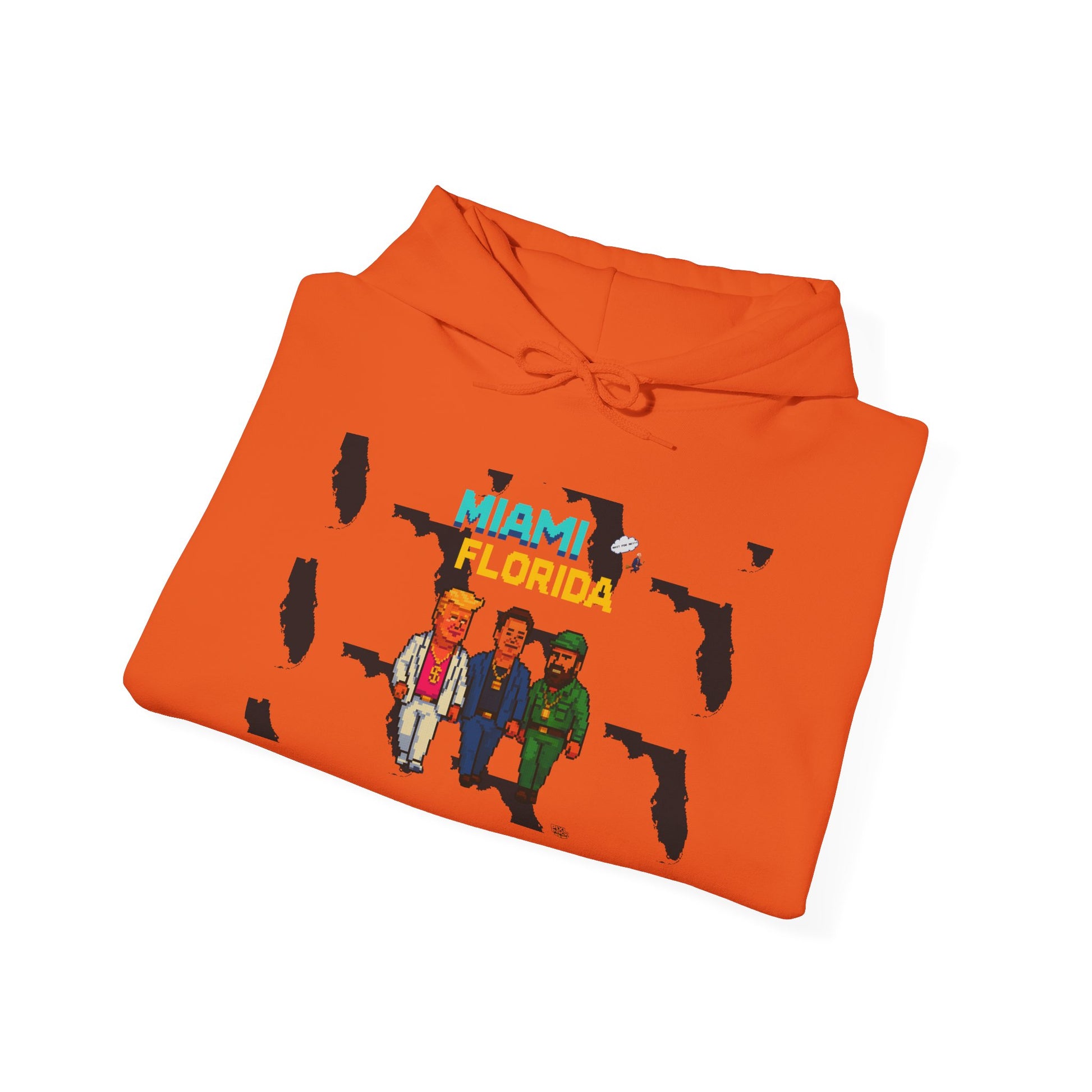 Hooded Sweatshirt - Wait for me!!! MIAMI FLORIDA